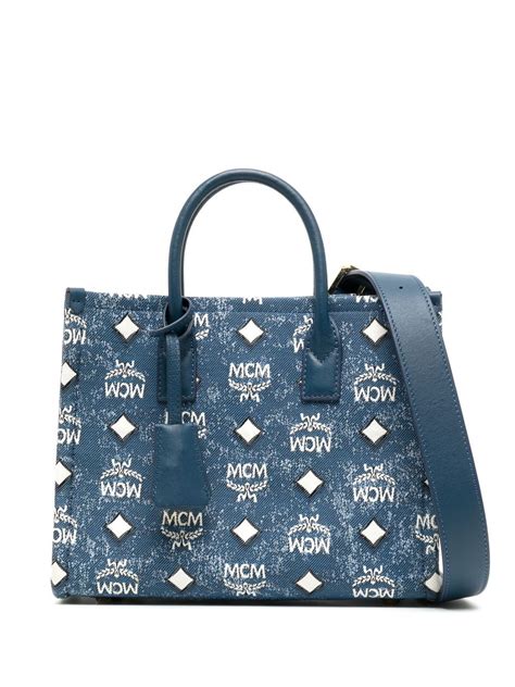 mcm denim bags.